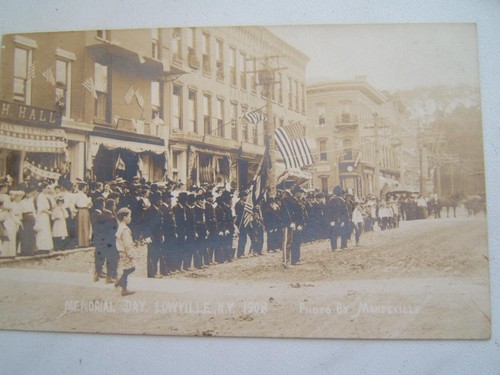 Vintage rppc 1908 lowville - vintage,